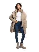 Women Winterjacket Virenaa, Grey