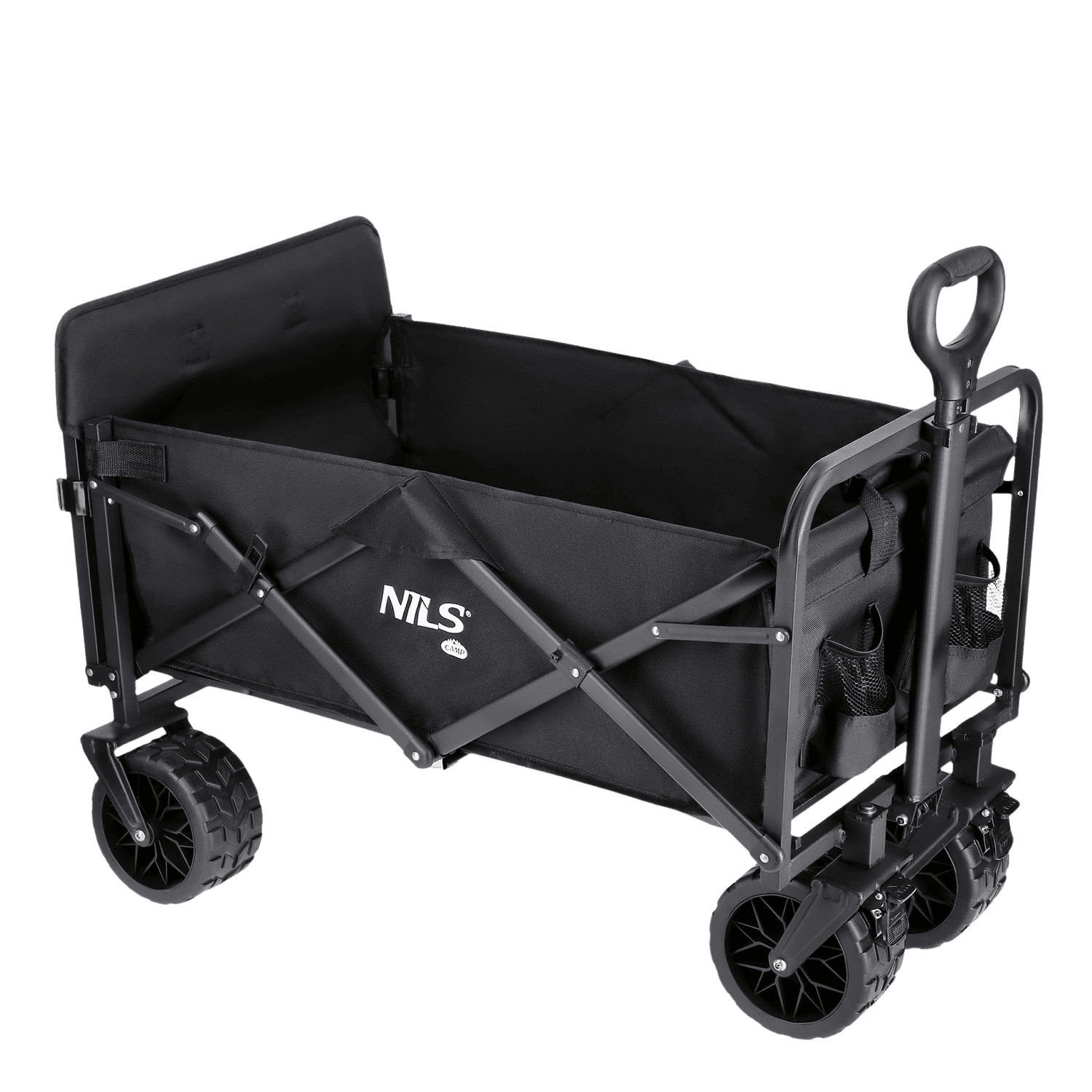 northix, Folding Wagon, Black, 160l Capacity, Product 0
