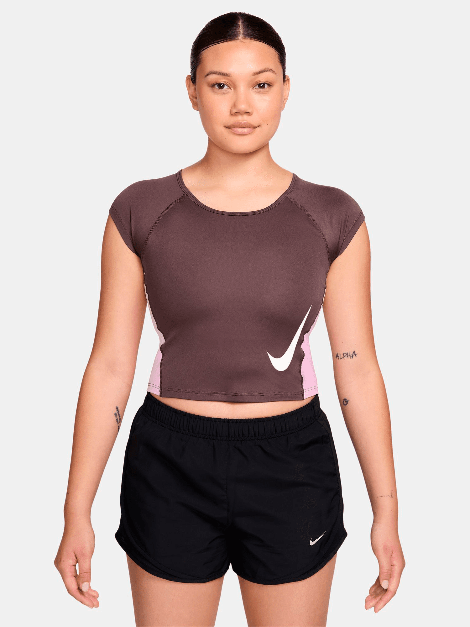 Nike, W NK TEMPO SWOOSH RUN SS, Model 1