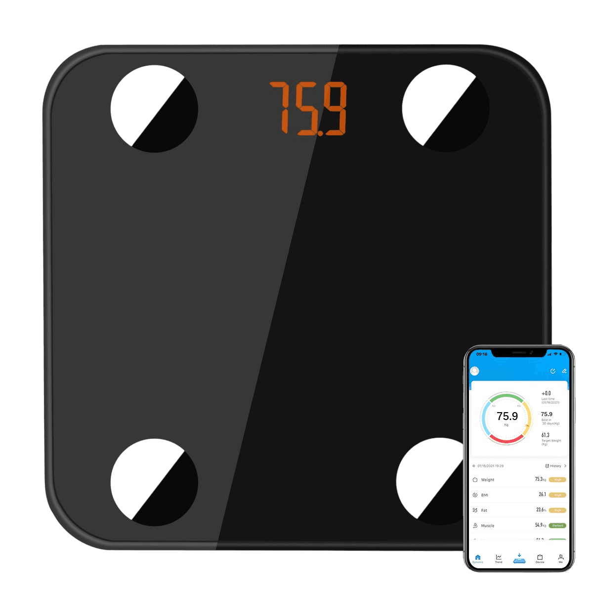 onamaste, Bluetooth Digital Scale, Product 0