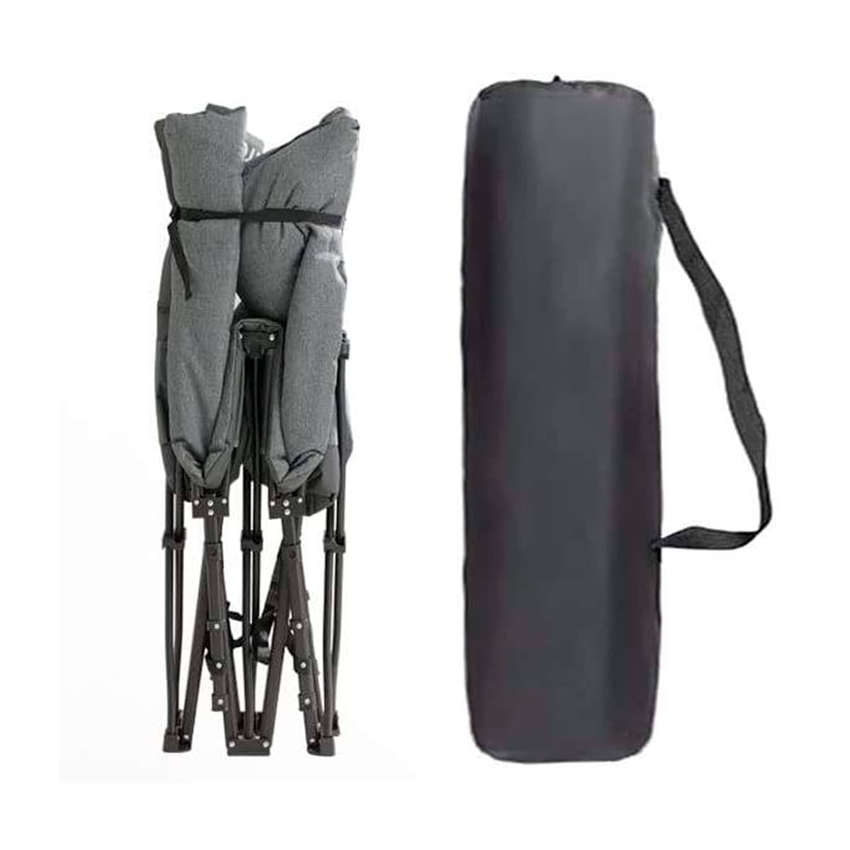 trekker, Nordcore Camping Cot Premium, Gray-190x68x40cm - Max 200kg, Detail 1