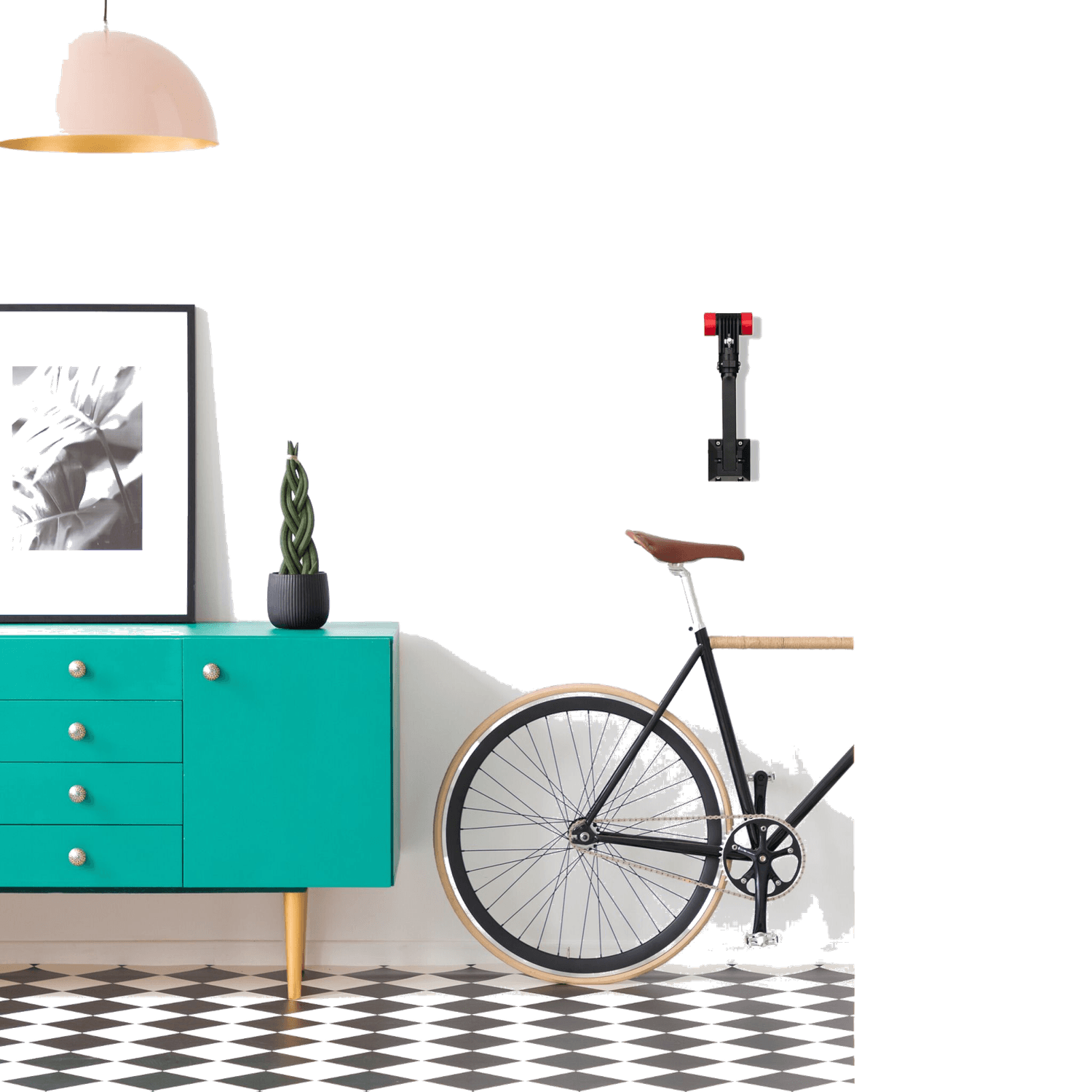 northix, Bicycle Holder For Wall Mounting, Detail 1