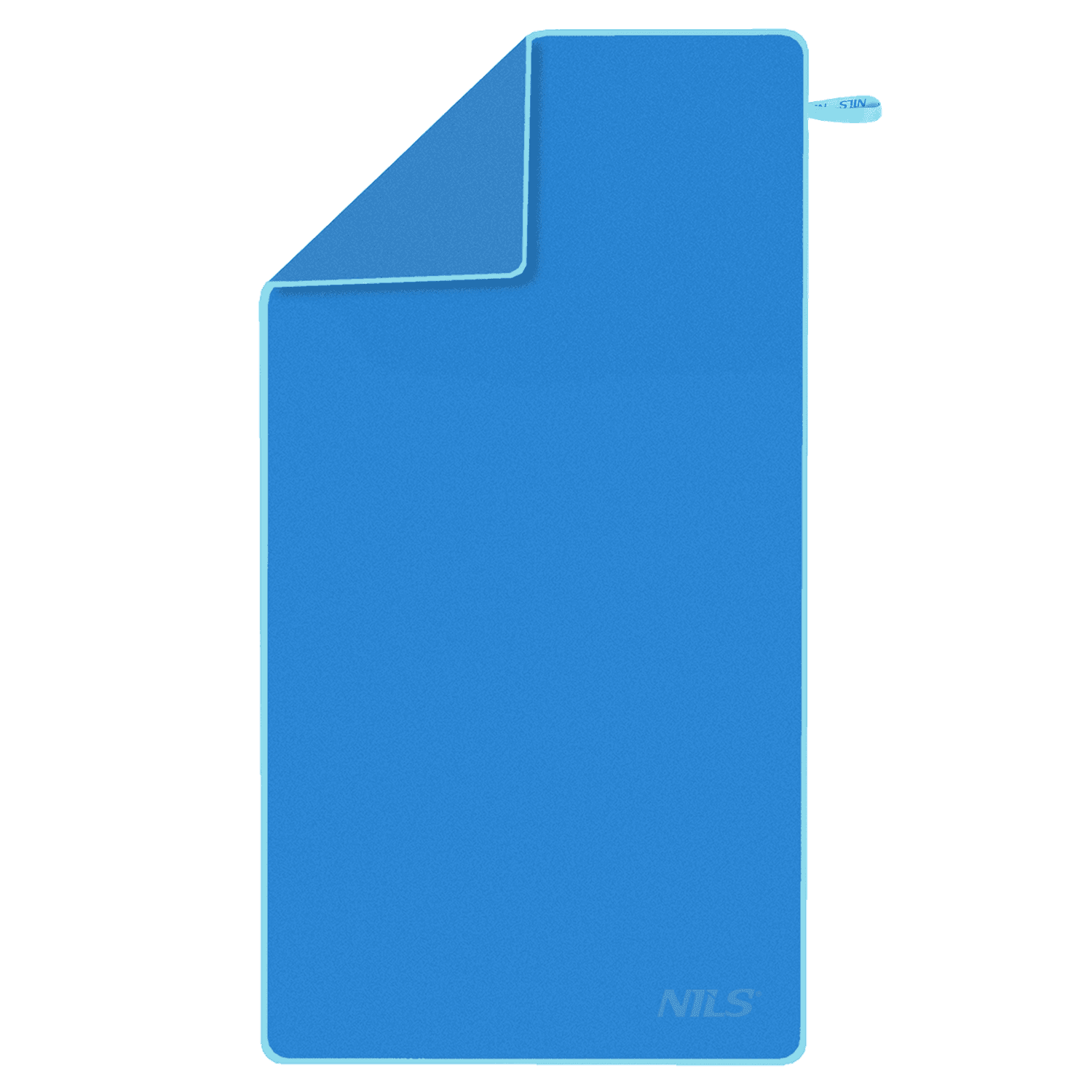 northix, Microfibre Towel 180x100 Cm, Dark Blue/light Blue, Product 0