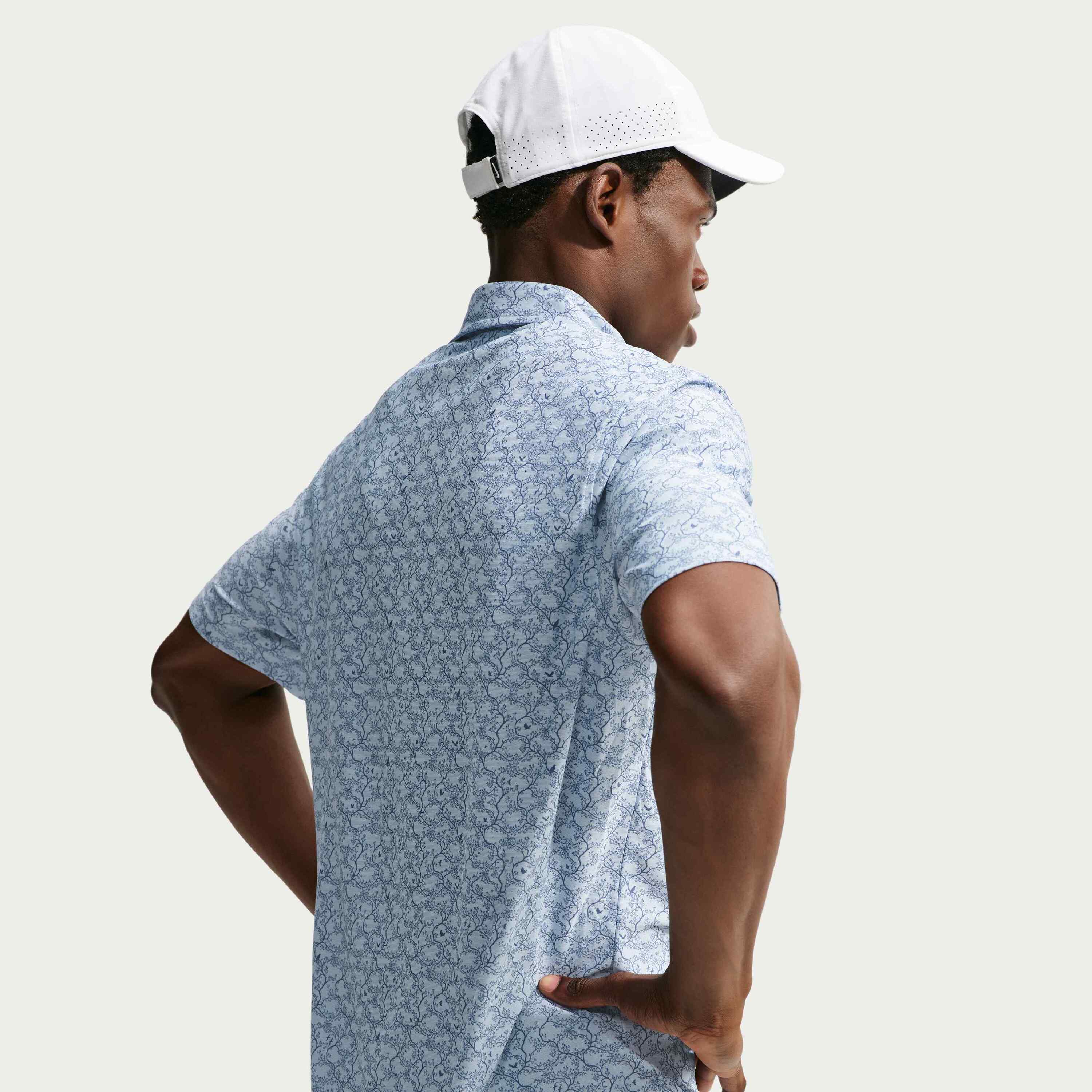 Nike, Men's Microprint Golf Polo Tailored Performance, Detail 1