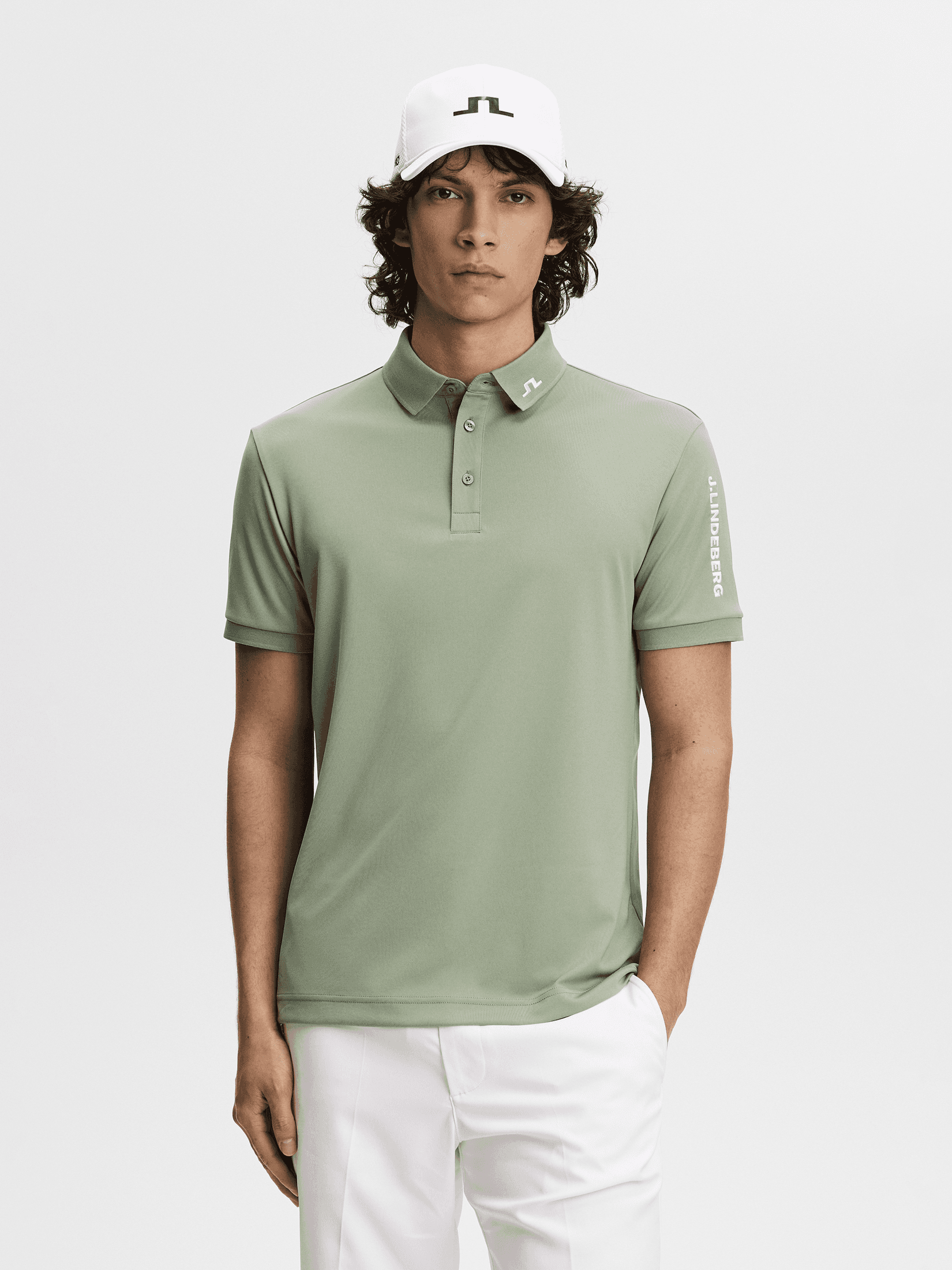 J LINDEBERG, M TOUR TECH POLO, Model 1