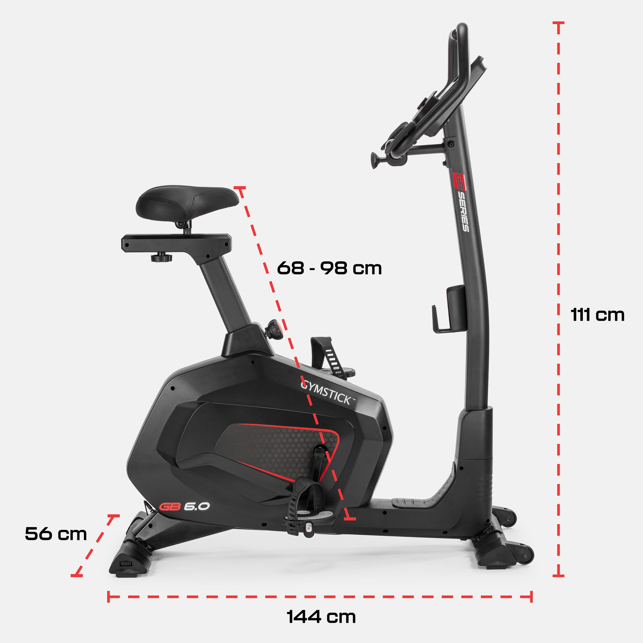 gymstick, Gb 6.0 Exercise Bike, Detail 1