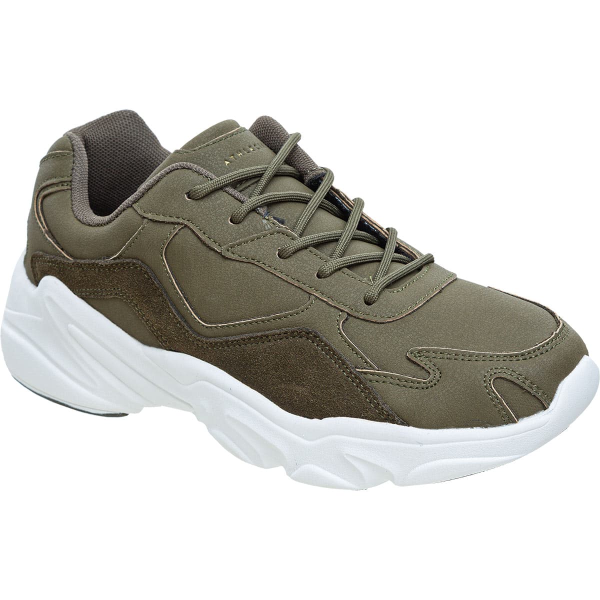 ATHLECIA, Chunky Leather Trainers Sneaker, Detail 1