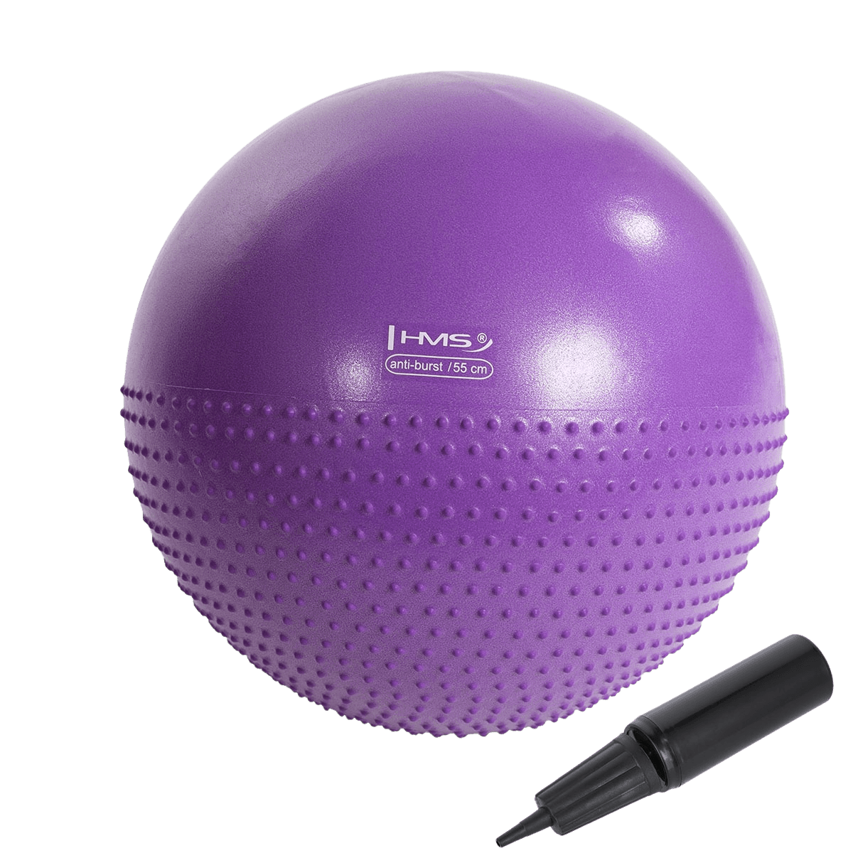 northix, 55cm Violet Gym Ball For Exercise Fitness, Product 0