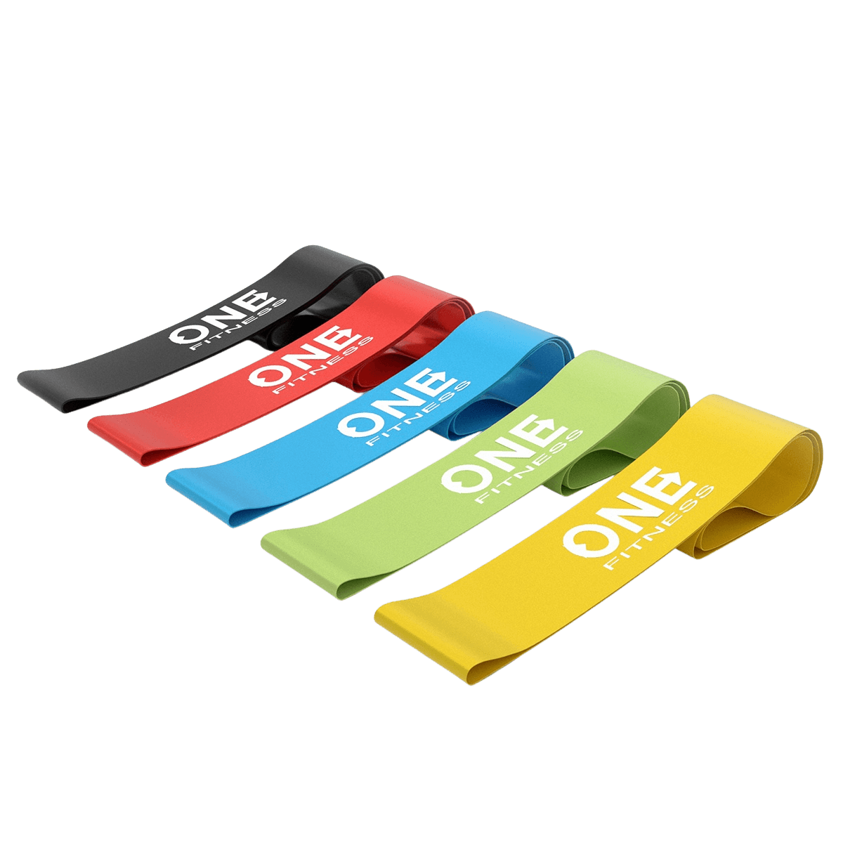 northix, Exercise Band Set – 5 Slim Resistance Bands, Product 0