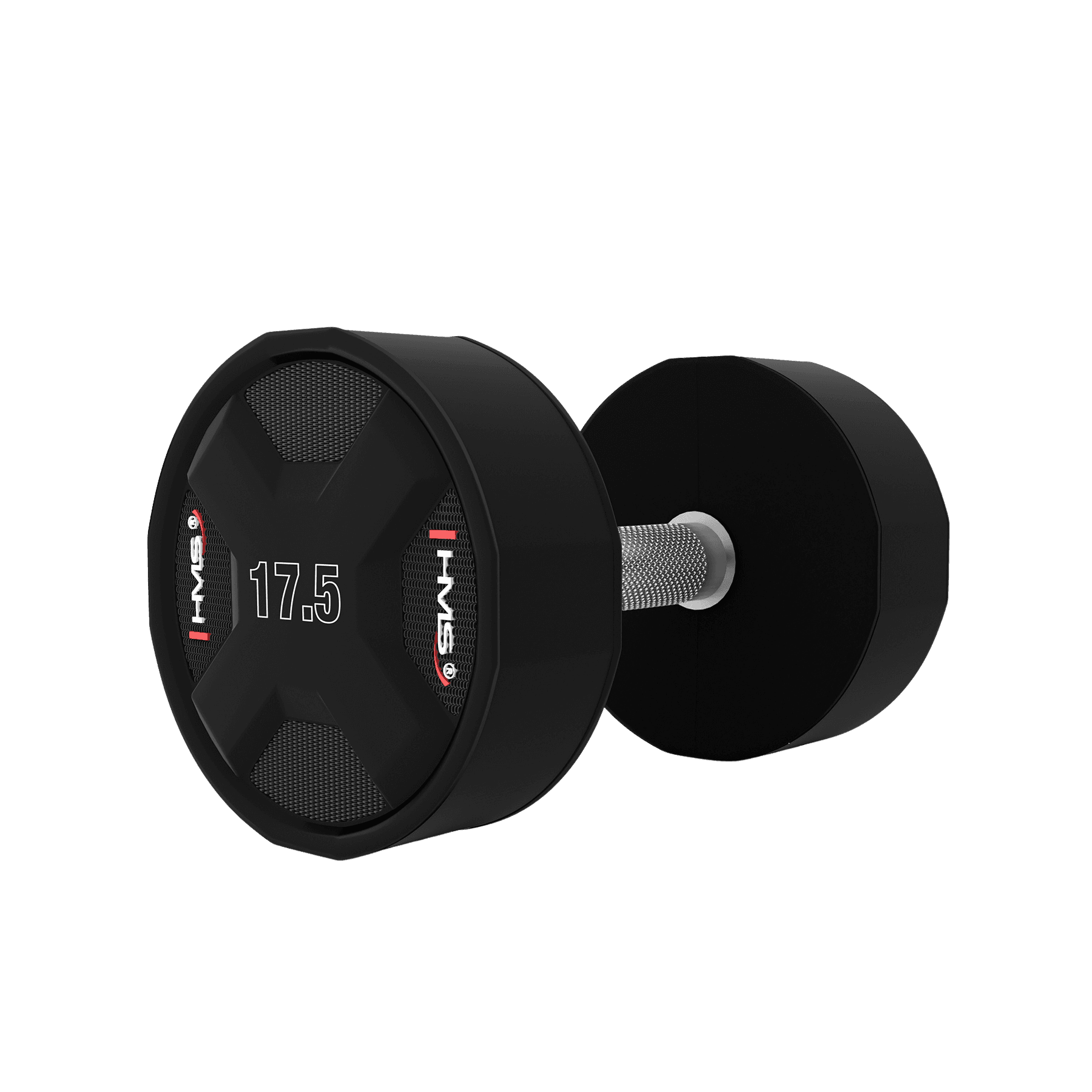 northix, 17.5 Kg Polyurethane Dumbbell – Durable Fitness Equipment, Product 0