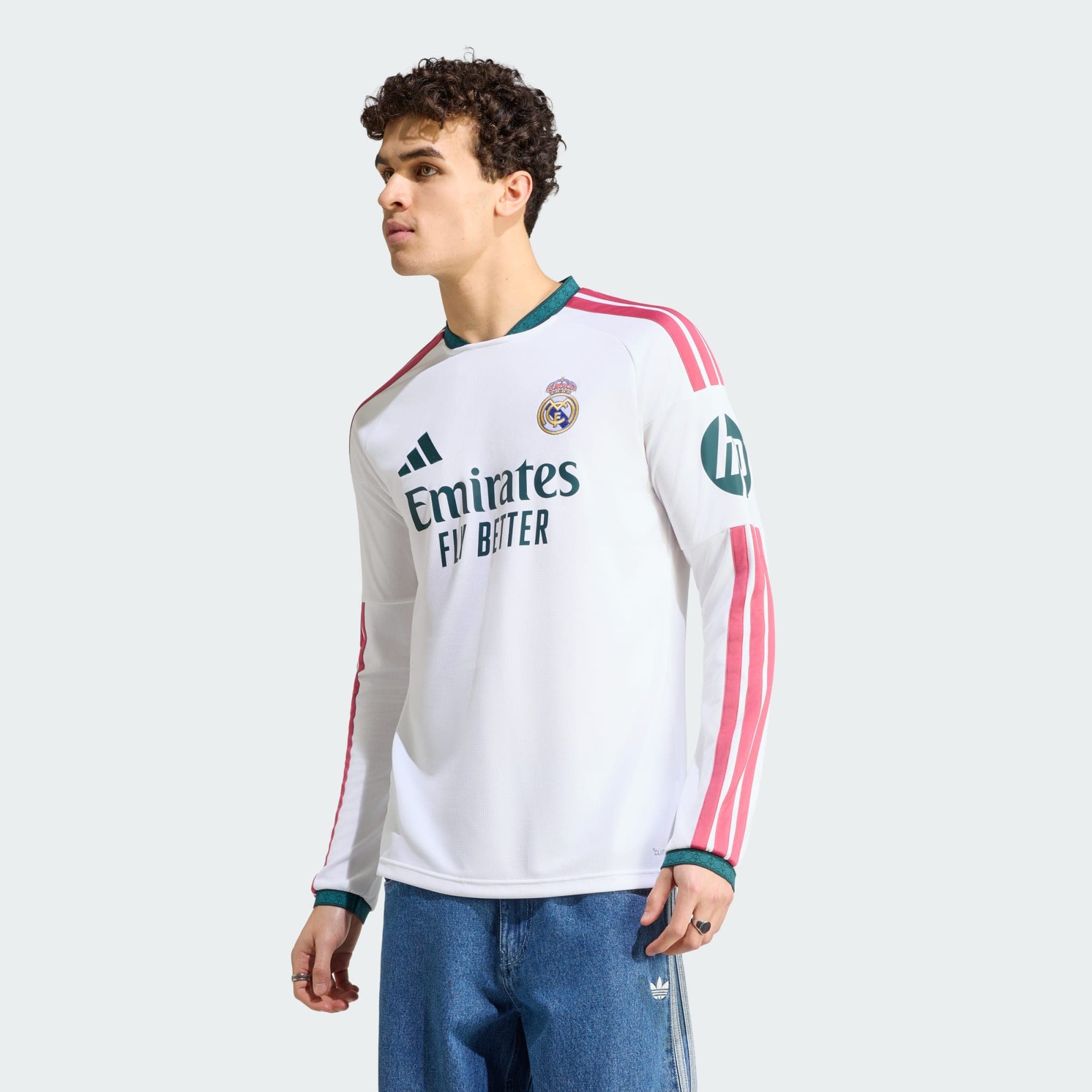 Adidas, Adidas Real Madrid 26/27 Långärmad Hemmatröja, Model 1