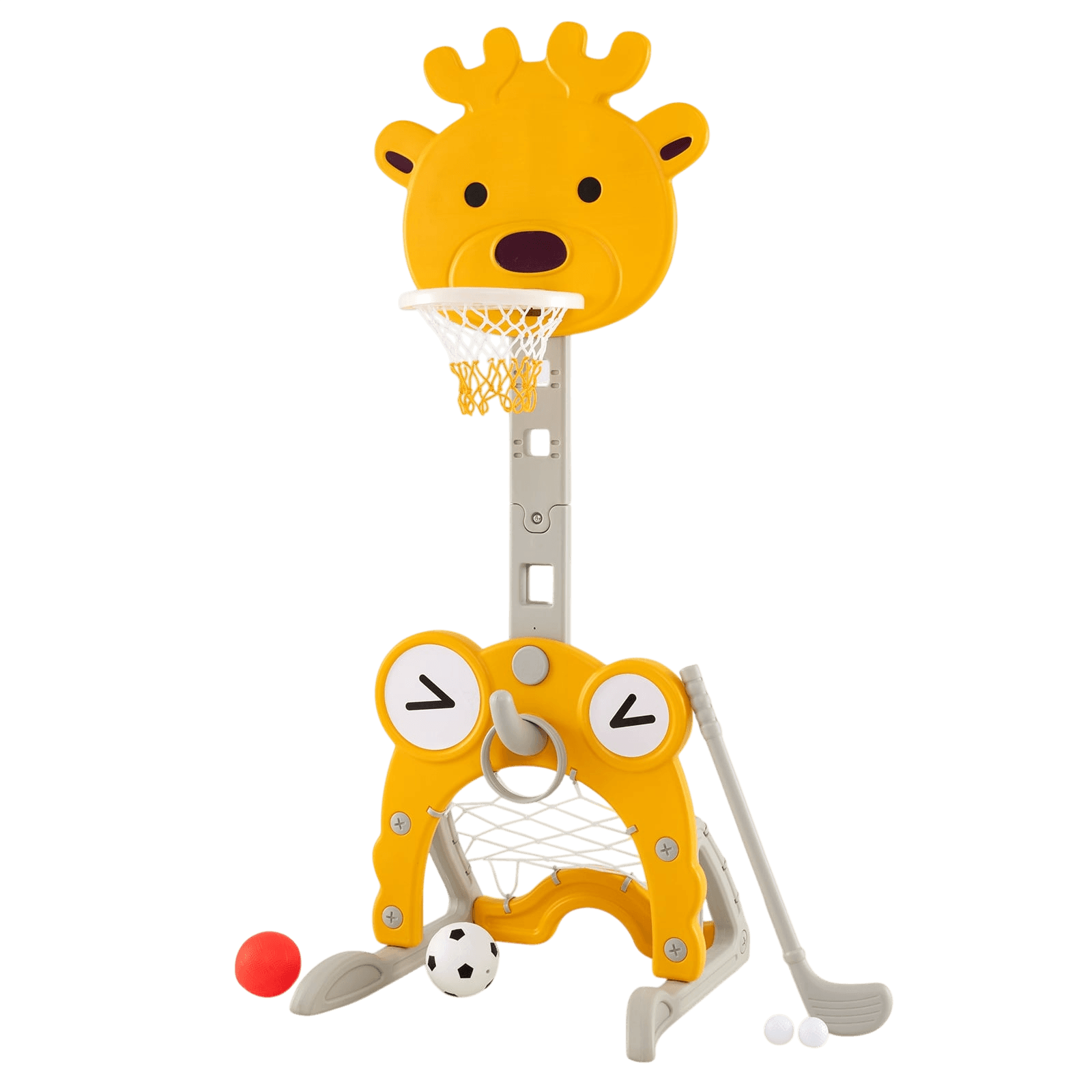 northix, 4-in-1 Adjustable Kids Activity Center With Basketball Hoop, Product 0