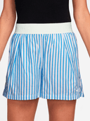 W CHILL POPLIN STRIPE SHORTS, Blue