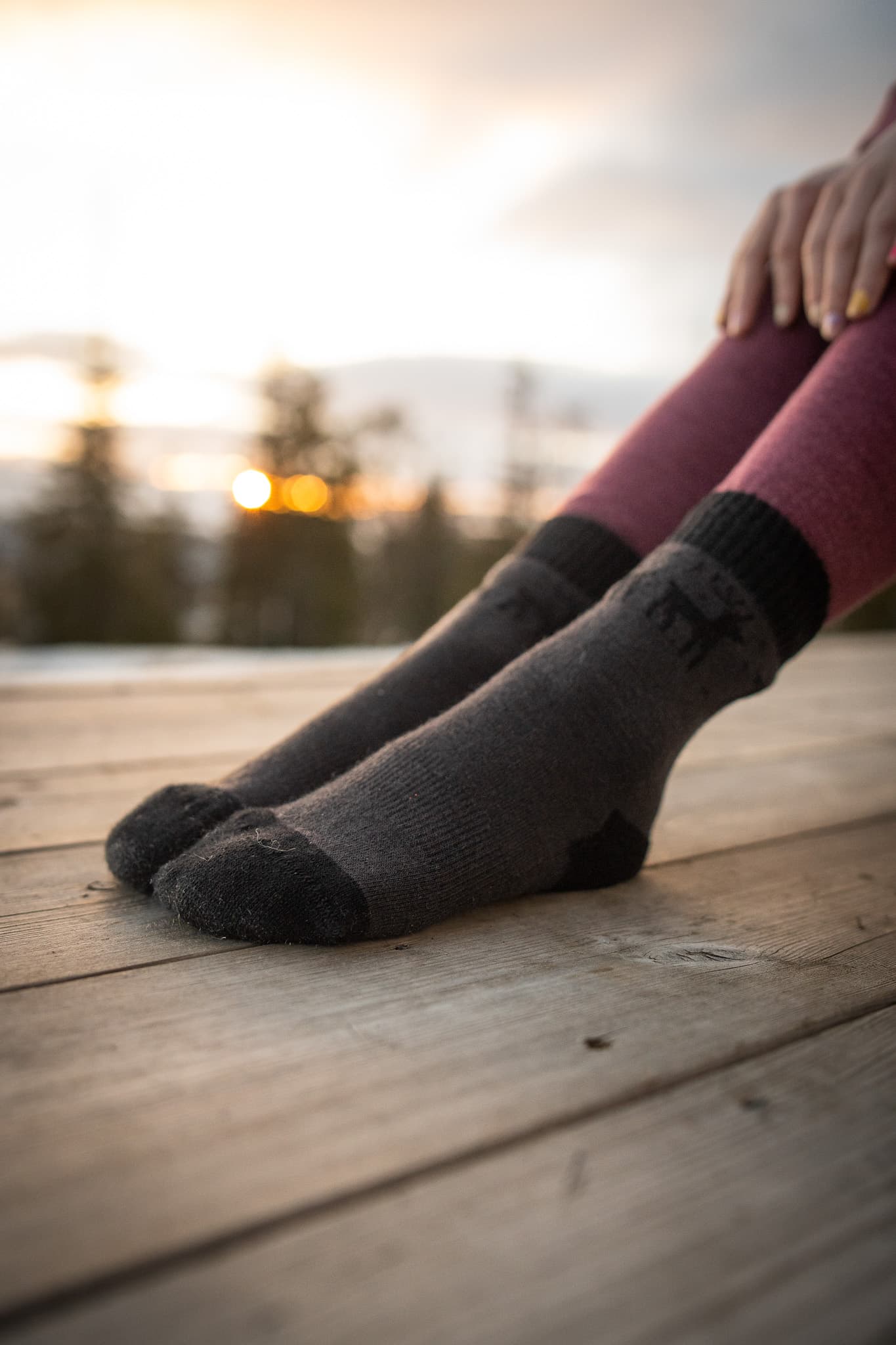 LINDBERG, Traska Wool Socks, 2-p, Detail 1