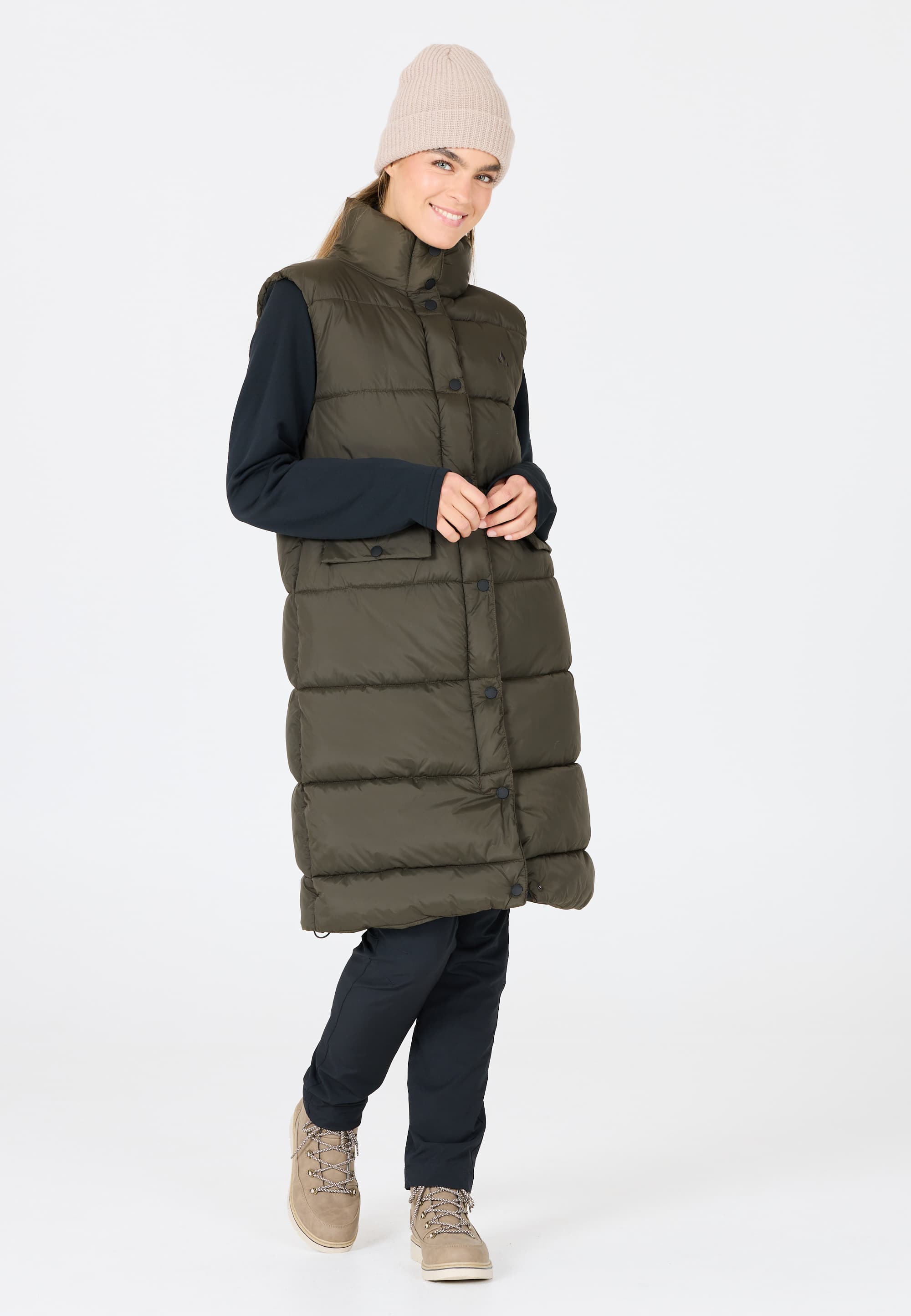 whistler, Amaretto Quilted Vest, Model 1