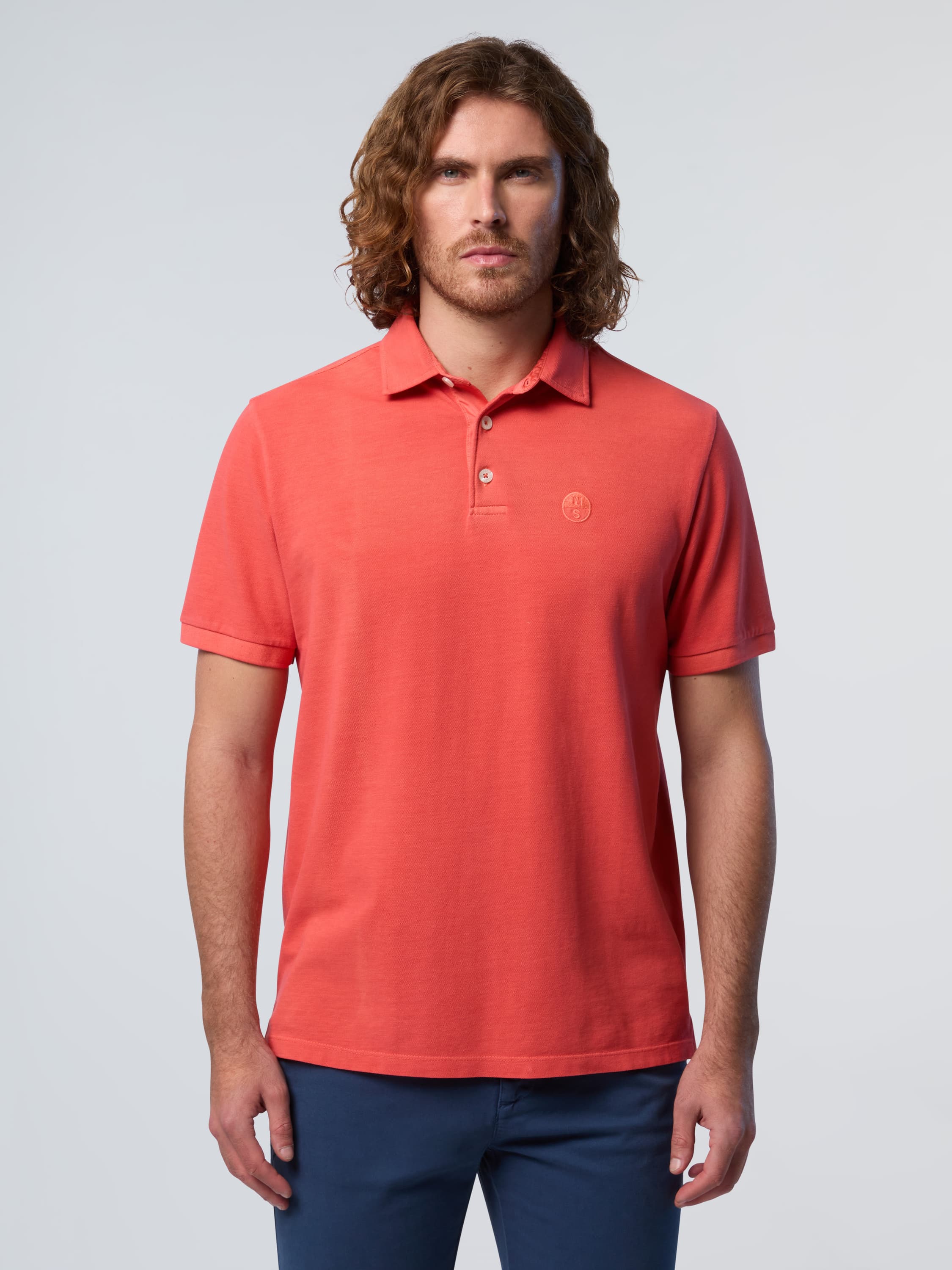 north sails, North Sails Polo Shirt With Embroidered Logo, Product 0