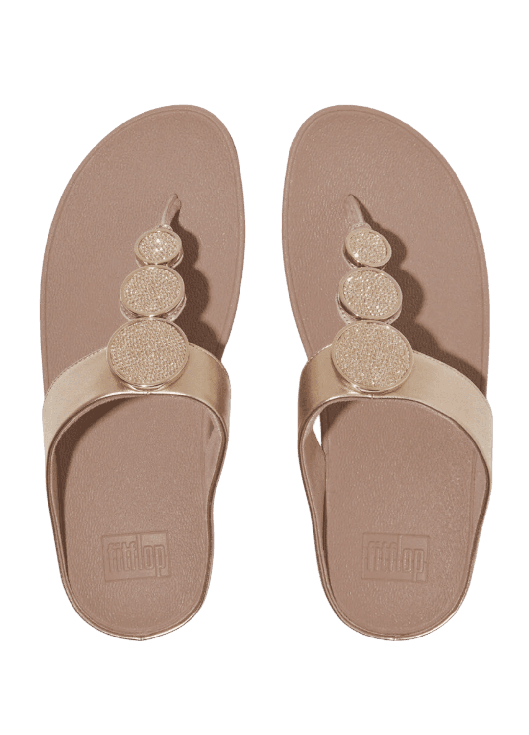fitflop, Halo Bead-circle Metallic Toe-post Sandals, Detail 1