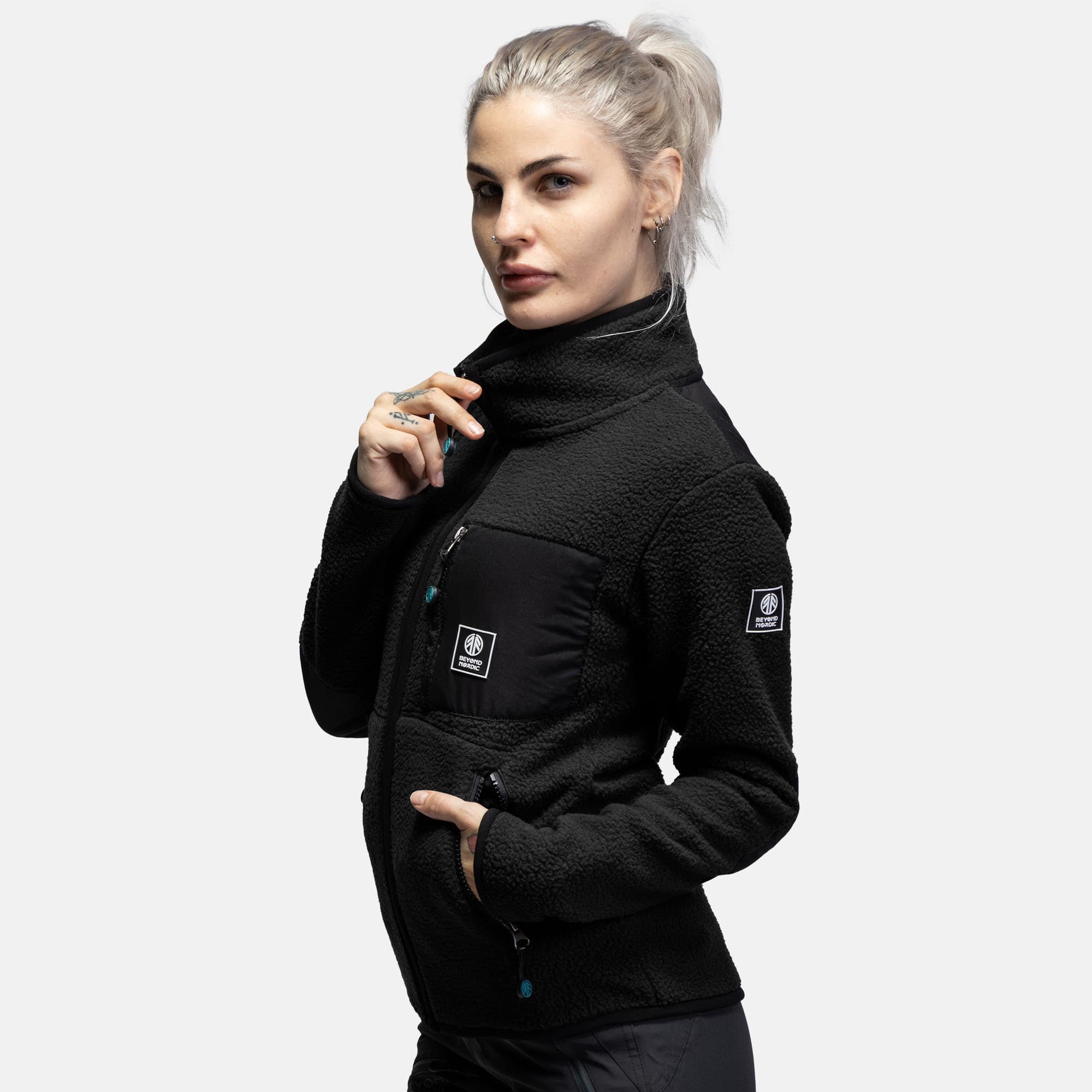 beyond nordic, Bn303 Pile Fleece Jacket Women, Model 1