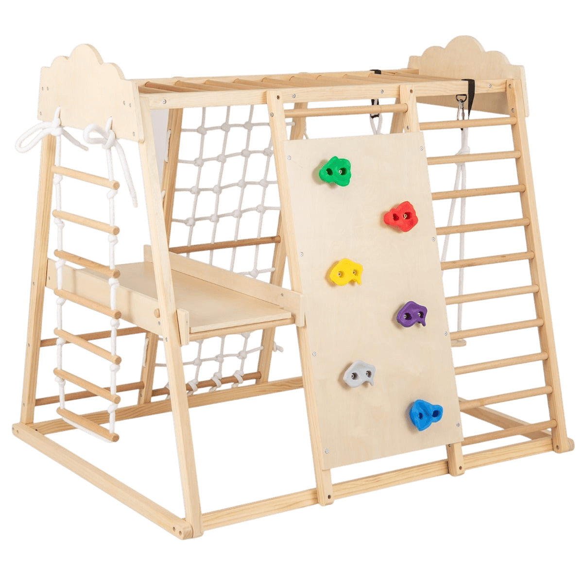 northix, 8-in-1 Indoor Jungle Gym Set With Slide Swing, Product 0