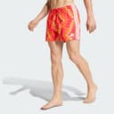 Adidas Badshorts Med Fotbollsinspirerad Grafik 12,5 Cm, Orange