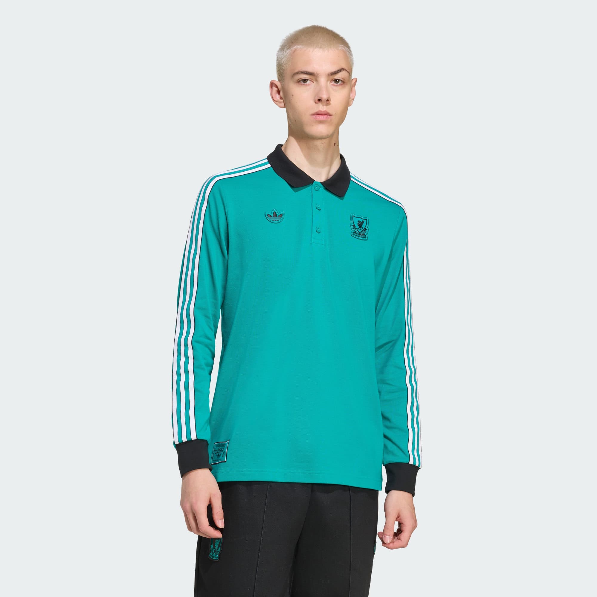 ADIDAS ORIGINALS, Adidas Originals Liverpool Fc Terrace Icons Long Sleeve Pikétröja, Model 1