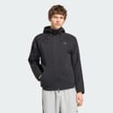 Adidas Originals Spacer Teamgeist 26 Cutline Huvtröja Med Hel Dragkedja, Black