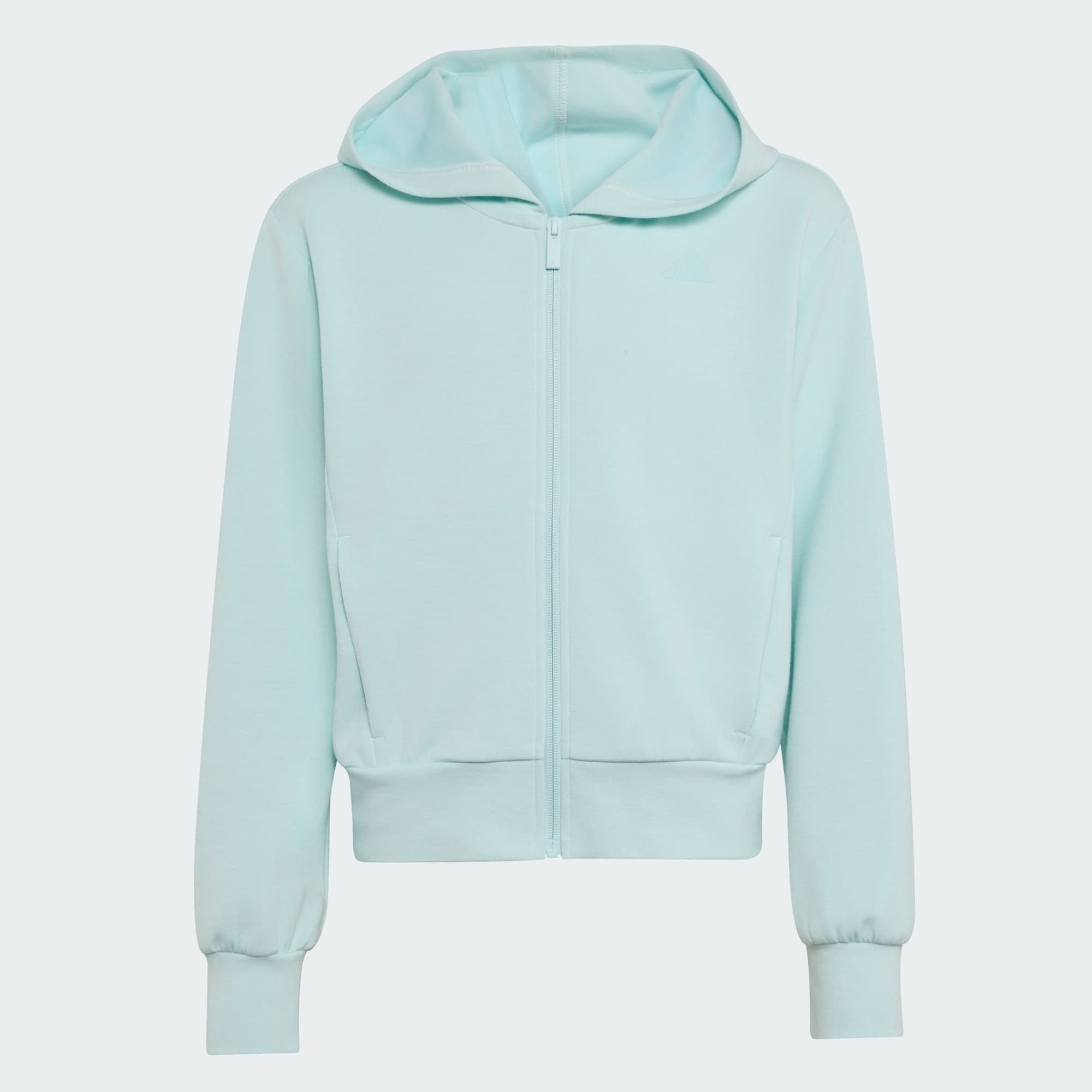 Adidas, Adidas Adidas Girls Full Zip Hoodie Träningsjacka, Product 0