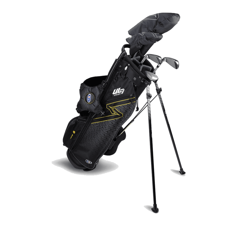 Us Kids, Us Kids Ul7 63 5 Club Stand Set, All Graphite, Black/gold Bag, Detail 1
