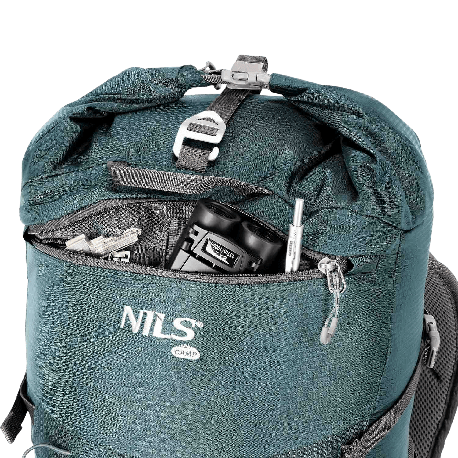 northix, Travel Backpack, Green, 40l Capacity, Detail 1