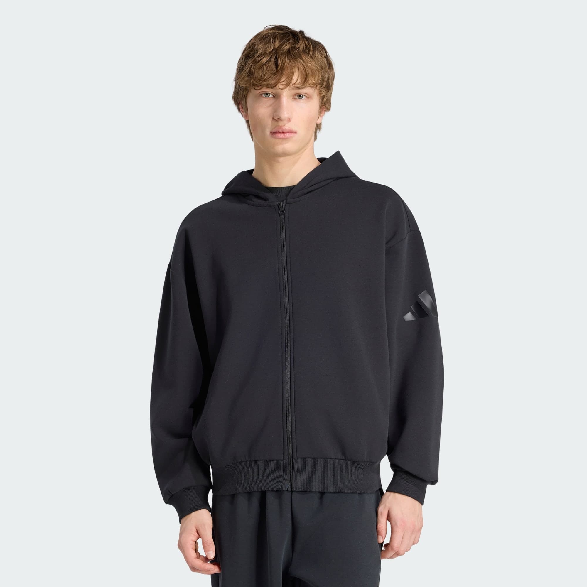 Adidas, Adidas Soft Lux Huvtröja Med Hel Dragkedja, Model 1