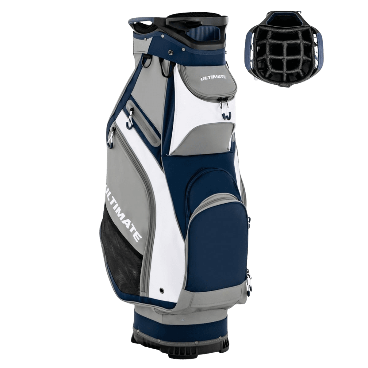 northix, Golf Bag With 14 Full-length Dividers, Navy/grey, Product 0