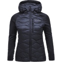 W Helium Down Hybrid Hood, Black
