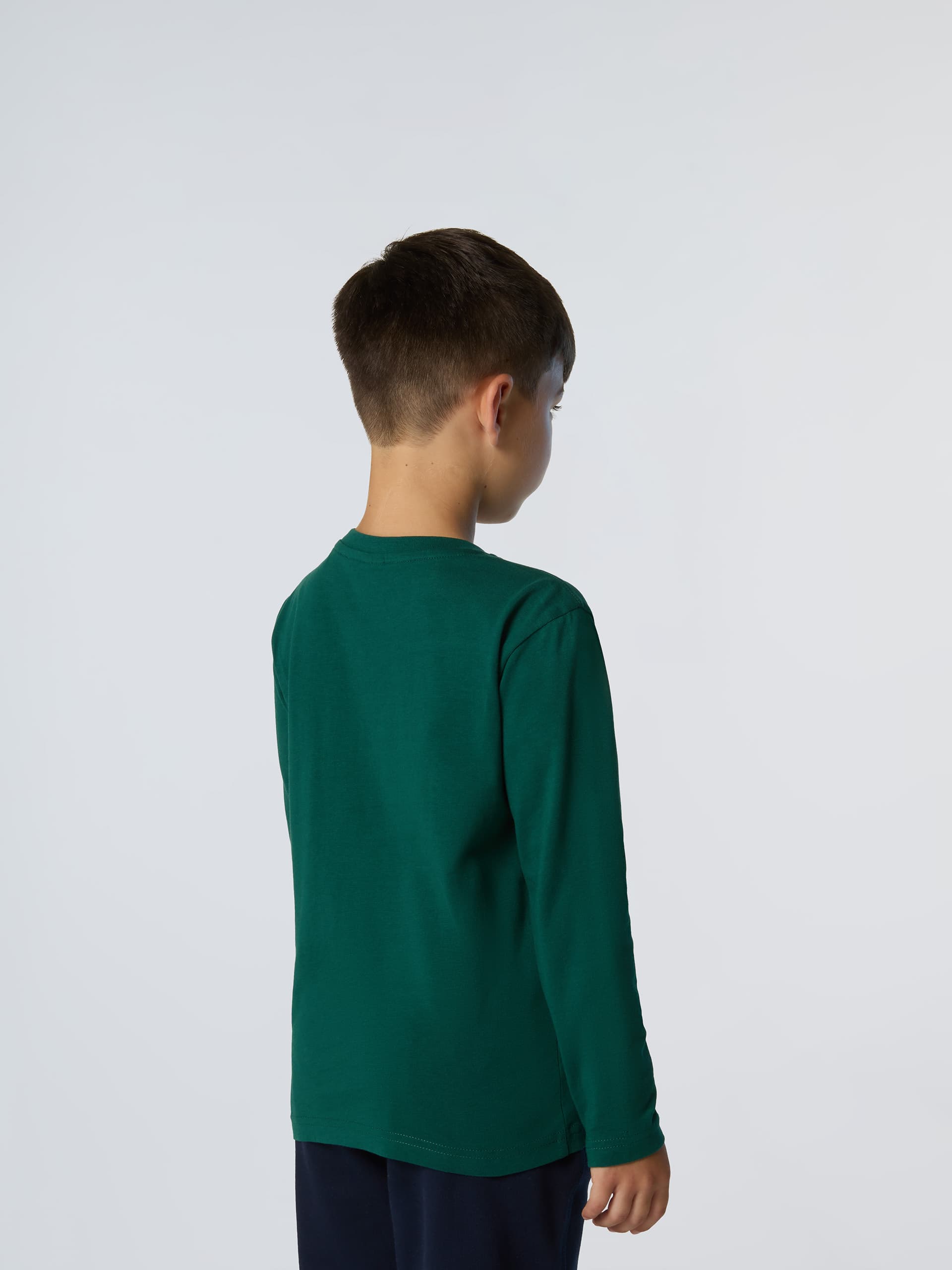 north sails, North Sails T-shirt Long-sleeved With Maxi Logo, Model 1