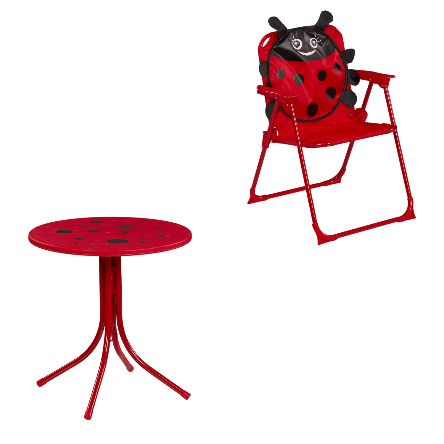 northix, Kids' 4-piece Camping Furniture Set With Parasol, Detail 1