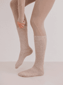 Ski Sock, White