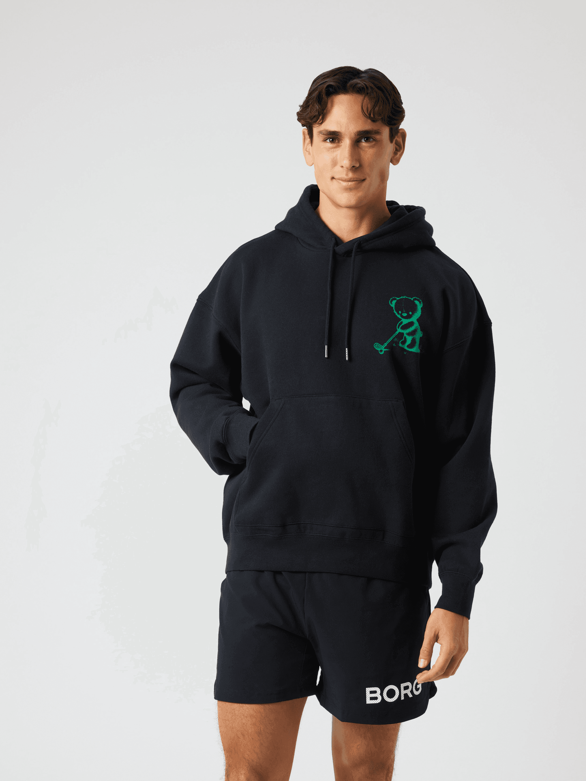 Björn Borg, BORG OVERSIZED HOODIE, Model 1