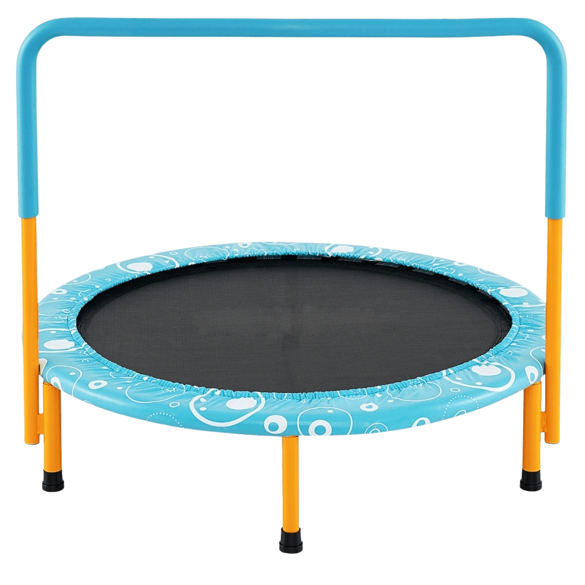 northix, Kids Mini Trampoline With Handle, Foldable, 92 Cm, 150 Kg Capacity, Product 0