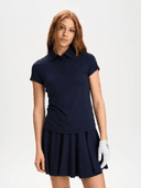 W GOLF POLO SHIRT, Navy