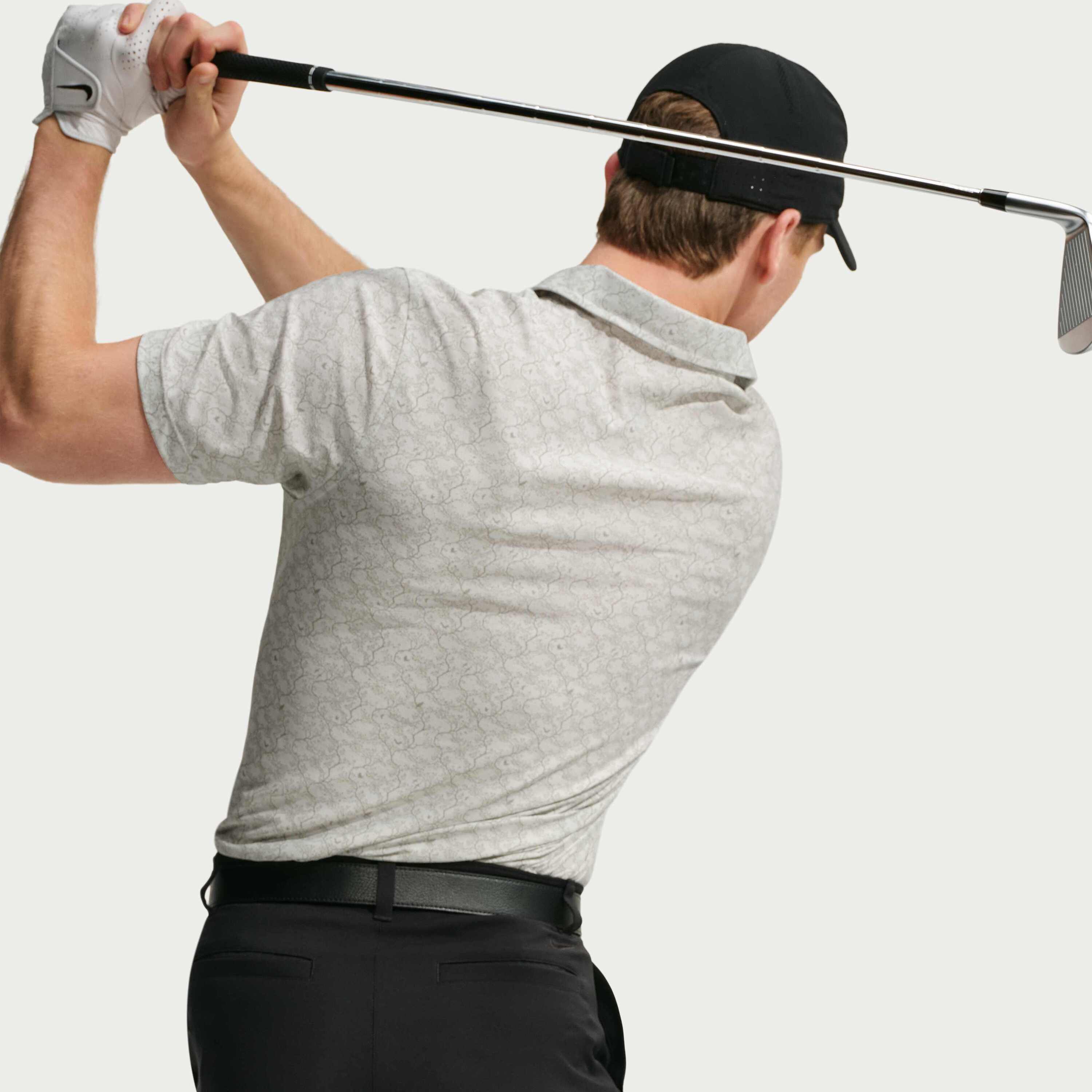 Nike, Men's Microprint Golf Polo Tailored Performance, Detail 1