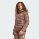 Adidas Terrex Xperior Climawarm+ Down Hooded Jacka, Brown