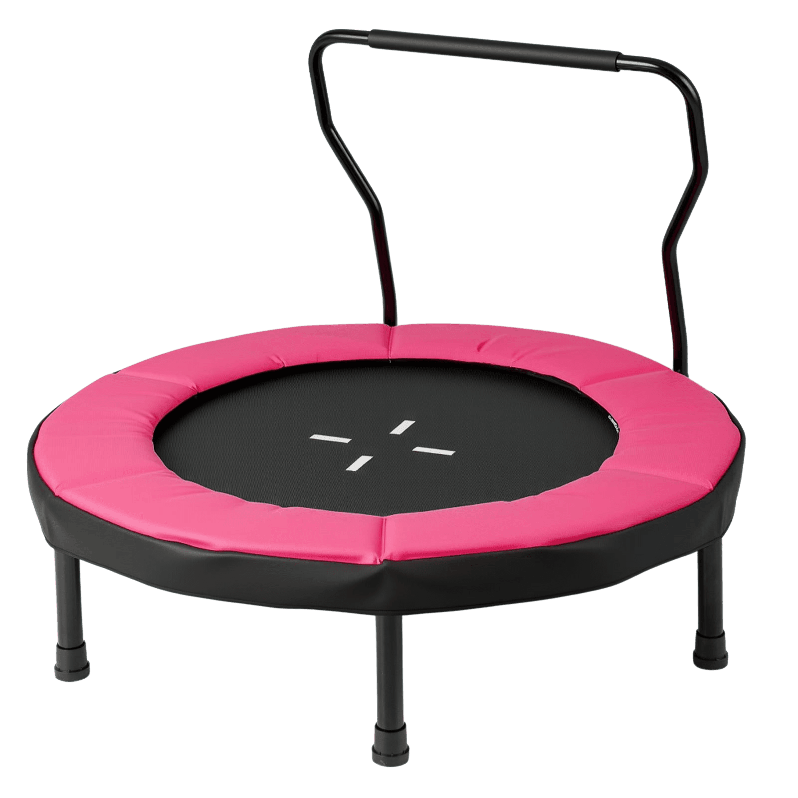 northix, Kids Indoor Trampoline With Removable Handle, 102 Cm, Pink, Product 0