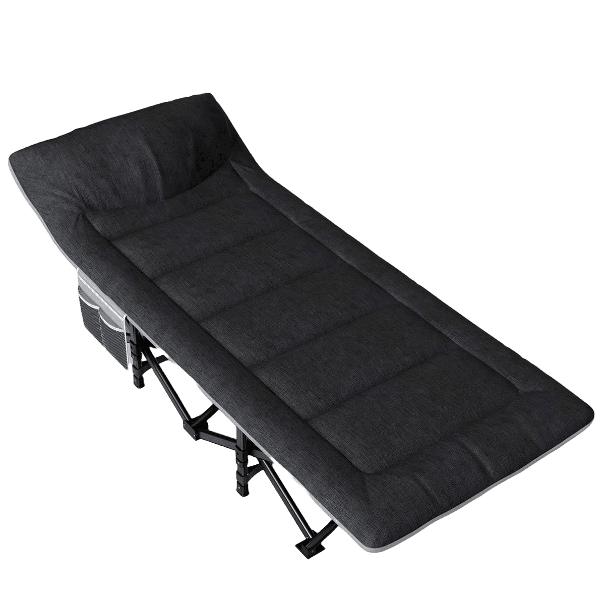 trekker, Nordcore Camping Cot Premium, Black-210x80x40cm - Max 280kg, Product 0
