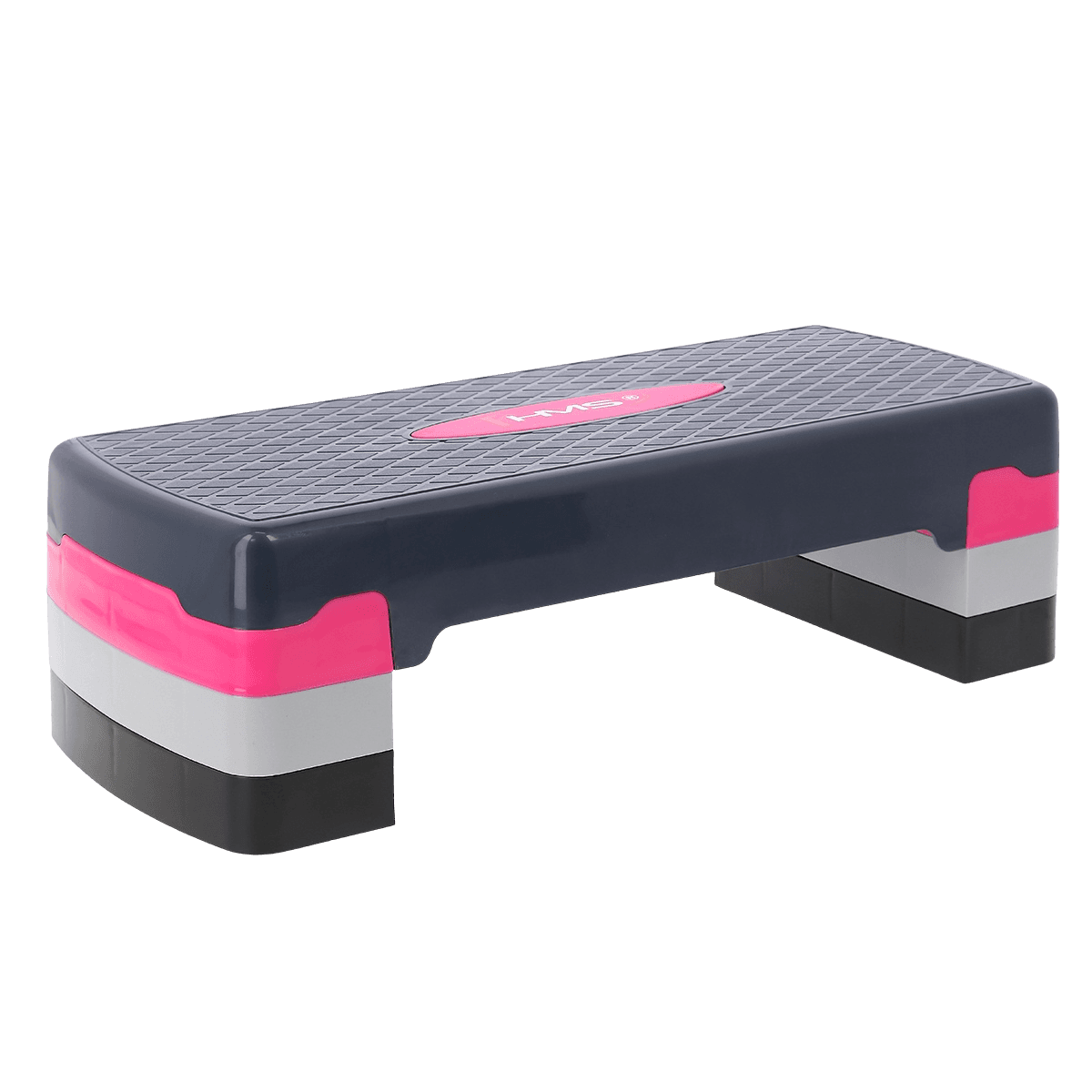 northix, Aerobic Step Platform, Pink/grey, Adjustable Height, Product 0