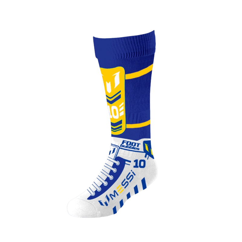 b2x, Foot Bubbles Jumbo Socks Messi - White, Product 0