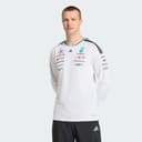 Adidas Mercedes - Amg Petronas Formula 1 Team Driver Authentic Långärmad Tröja, White