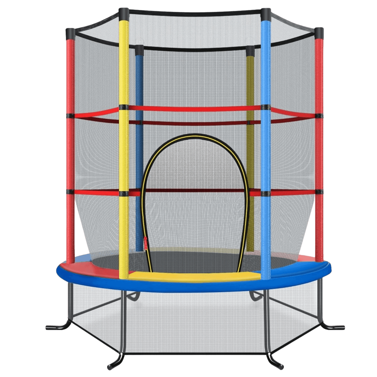 northix, Children's Trampoline With Safety Net, Ø140cm, 135kg Capacity, Product 0