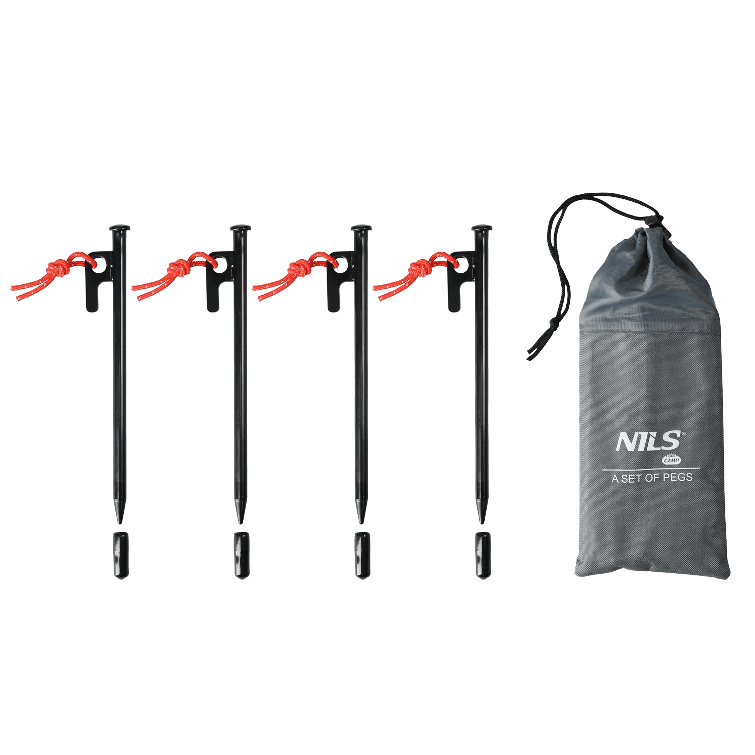 northix, Set Of Pegs For Camping, Durable And Lightweight, Product 0