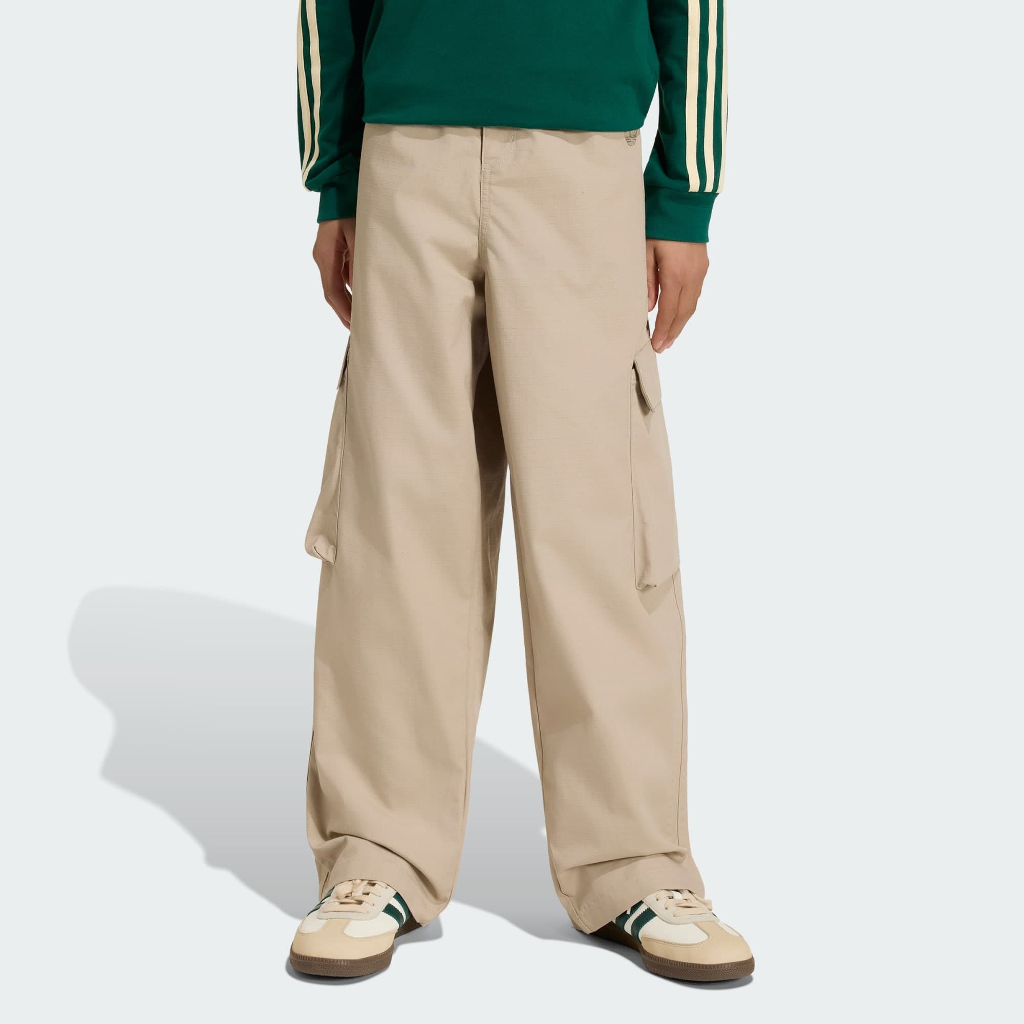 ADIDAS ORIGINALS, Adidas Originals Oversized Ripstop Cargobyxor, Model 1