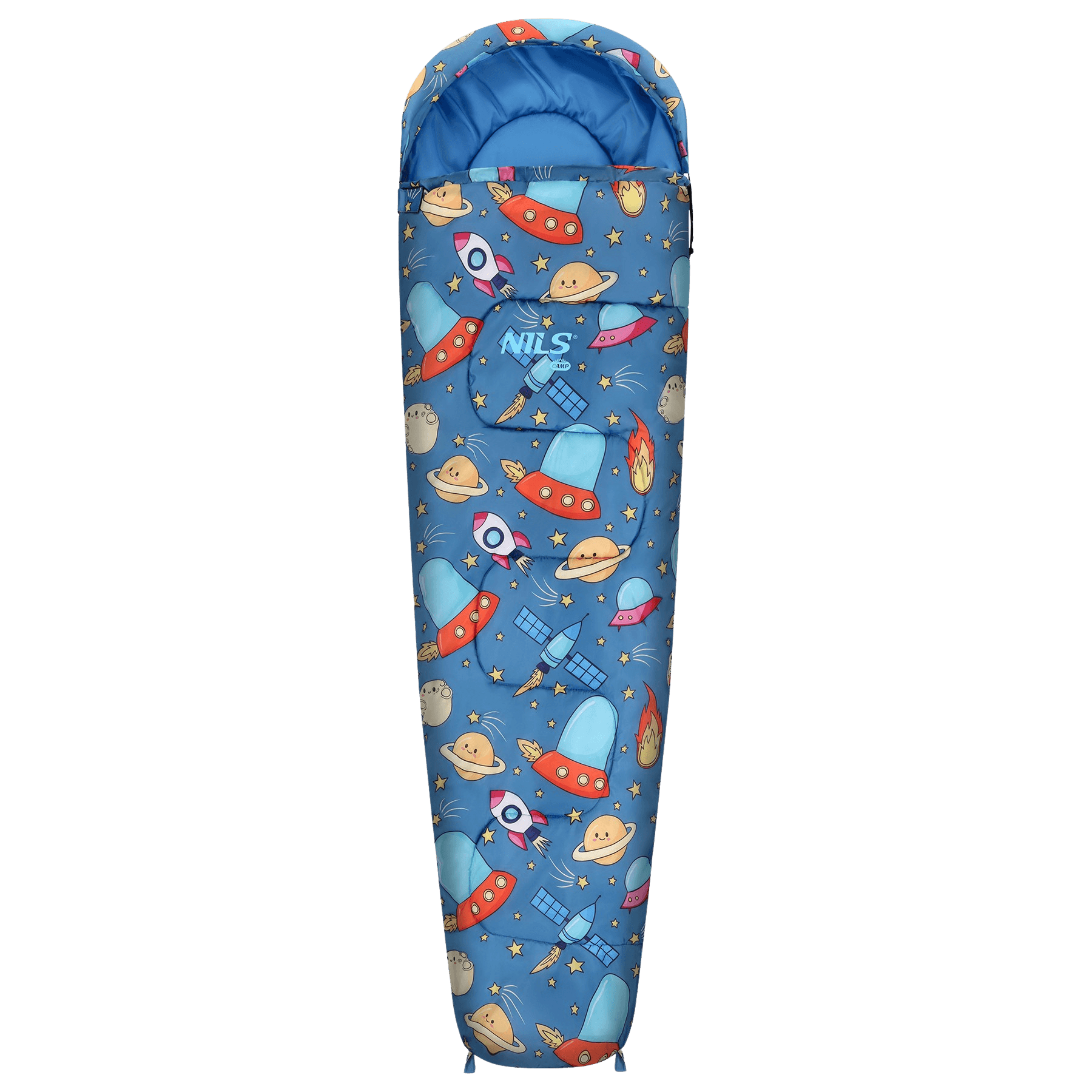 northix, Kids Sleeping Bag With Backpack, 170x60 Cm, 12c, Product 0