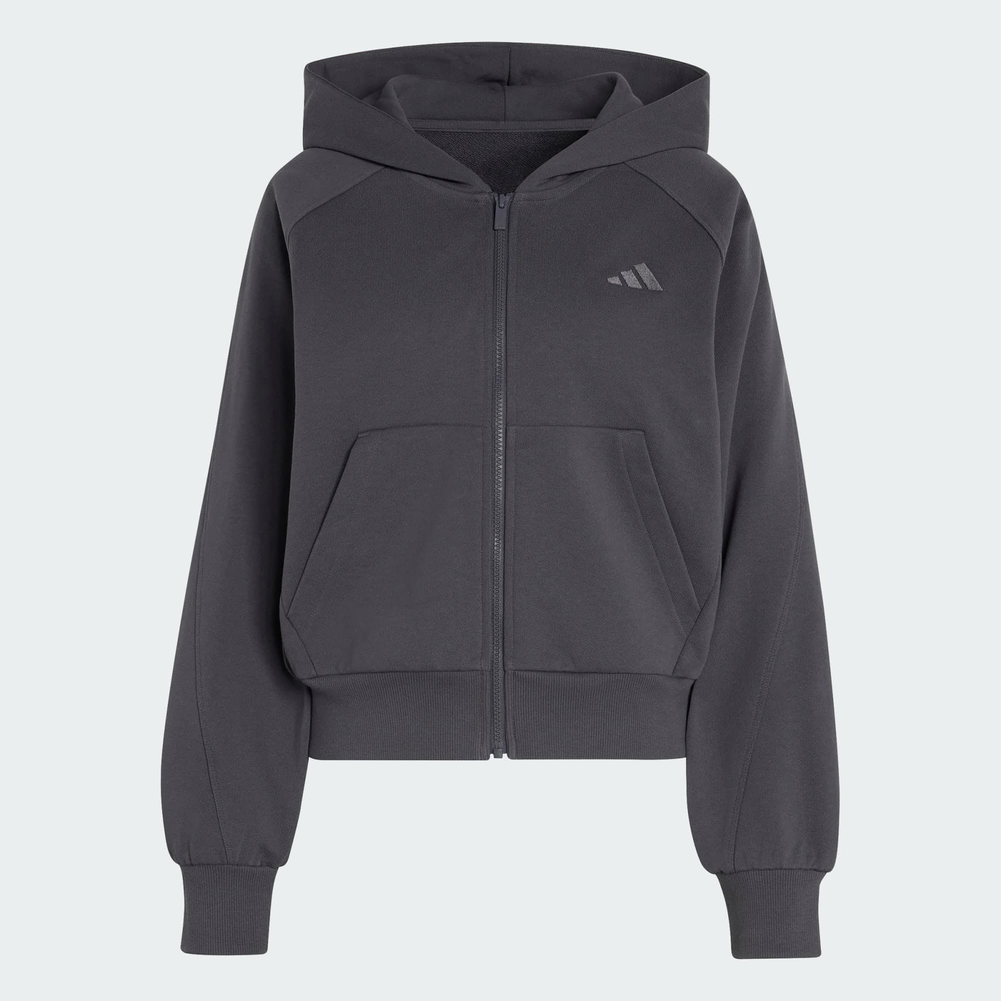 Adidas, Adidas Adidas Kit Small Logo Full Zip Huvtröja, Product 0
